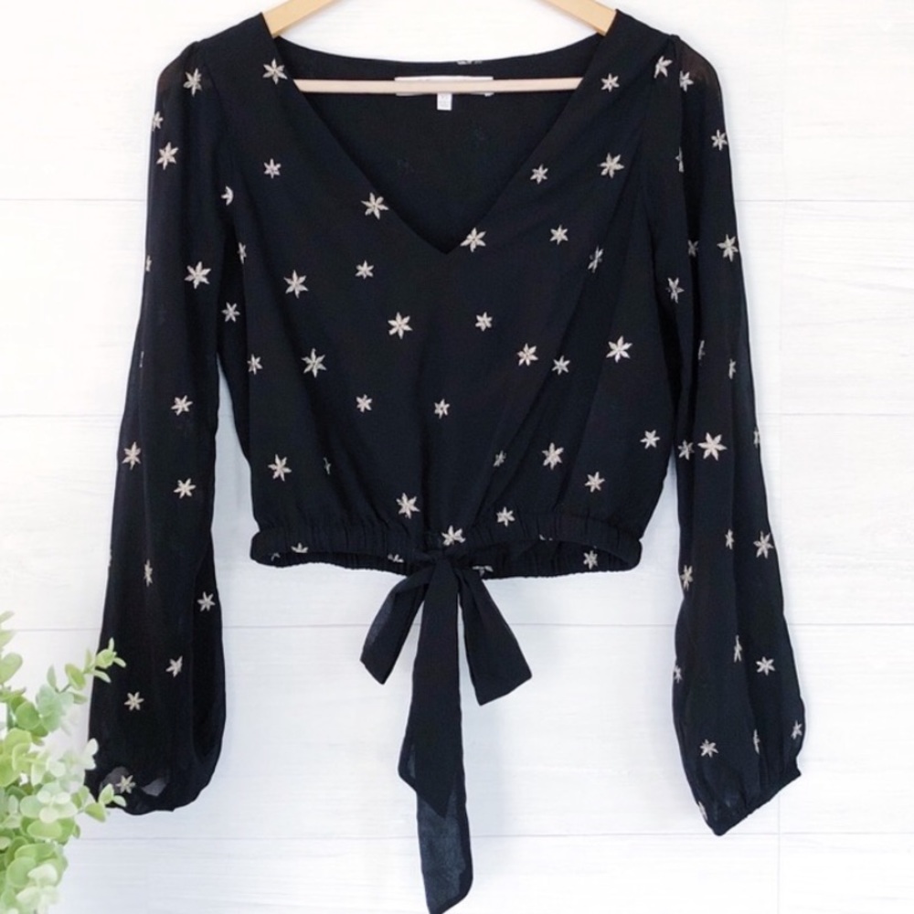 Lovers + Friends Leon Night Star Top